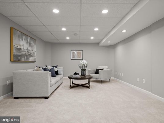 Interior, Living room, Recessed Lighting