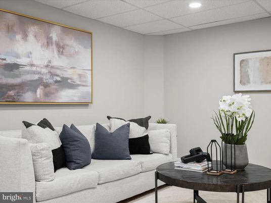 Interior, Living room, Recessed Lighting