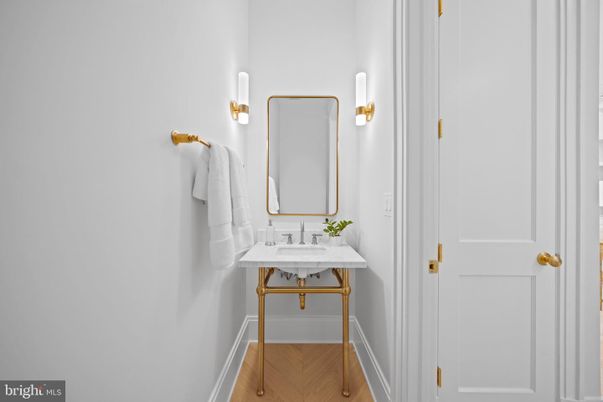 Bathroom, Interior, Wood Texture Flooring