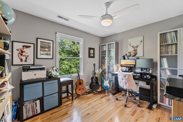 Home Office, Interior, Wood Texture Flooring