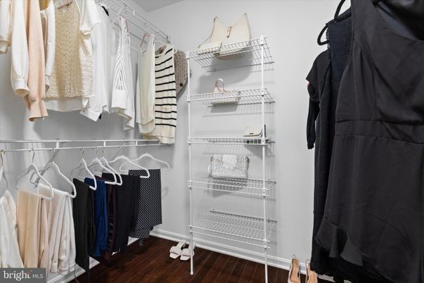 Interior, Walk-in Closets, Wood Texture Flooring