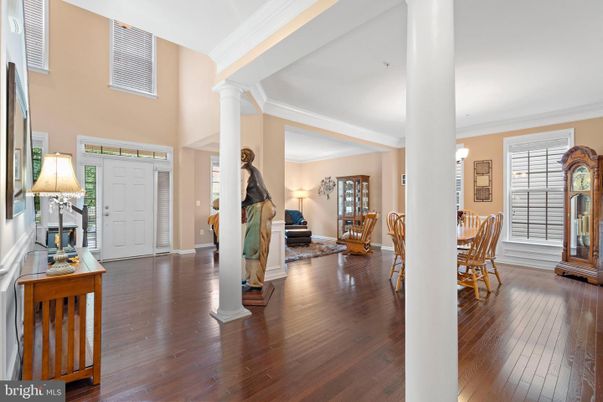 Dining room, Interior, Wood Texture Flooring