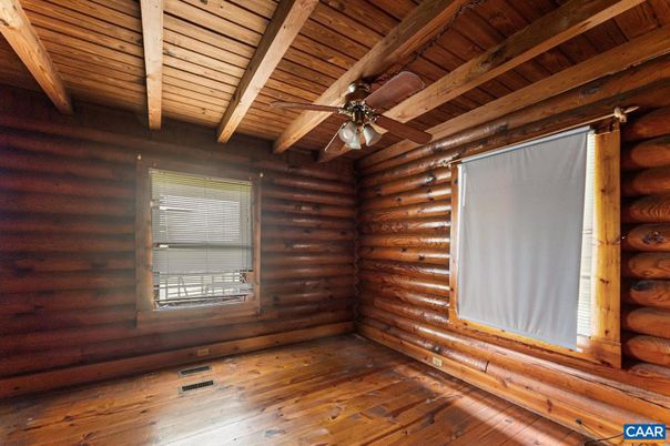 Empty room, Interior, Wooden Beams, Wooden Ceilings, Wood Texture Flooring, Wooden Walls
