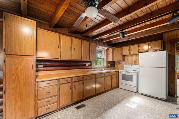 Interior, Kitchen, Wooden Beams, Wooden Ceilings, Wooden Walls