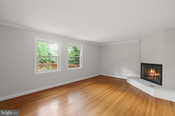 Empty room, Fireplace, Interior, Wood Texture Flooring