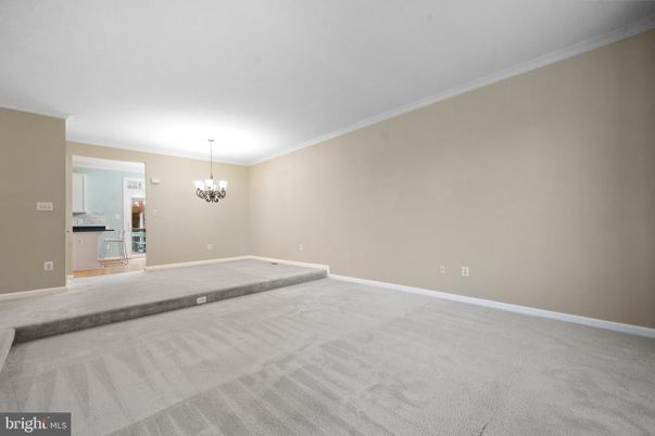 Chandelier, Empty room, Interior