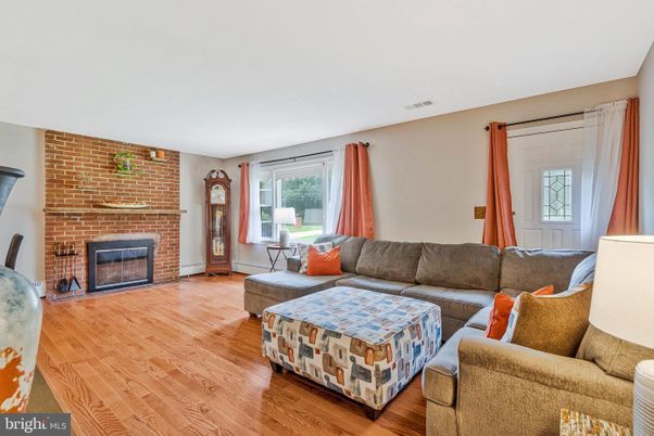 Fireplace, Interior, Living room, Stone Walls, Wood Texture Flooring