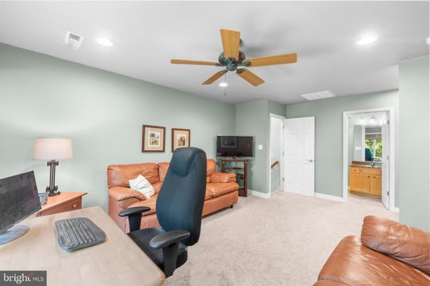 Home Office, Interior, Recessed Lighting