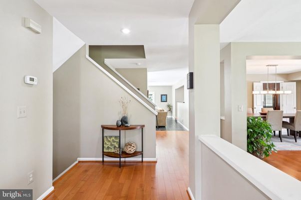 Dining room, Interior, Pendant Lights, Recessed Lighting, Wood Texture Flooring