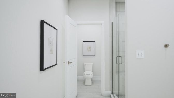 Bathroom, Glass Shower, Interior