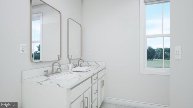 Bathroom, Dual Sink Vanities, Interior