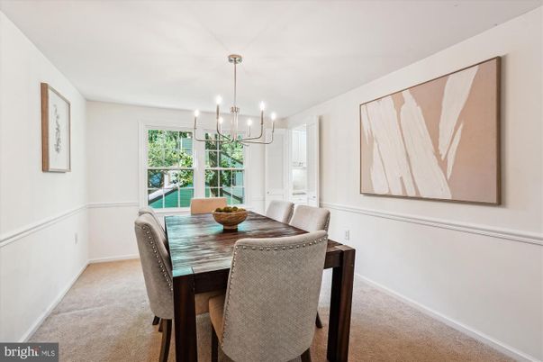 Dining room, Interior, Pendant Lights