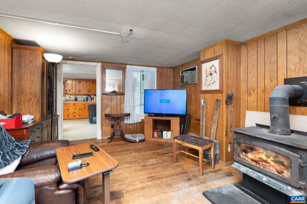 Fireplace, Interior, Wood Texture Flooring, Wooden Walls