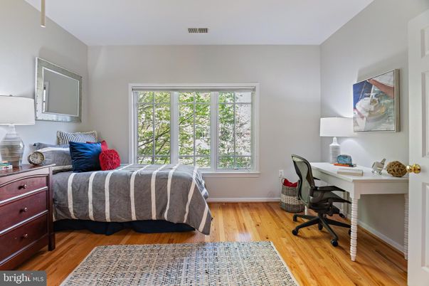 Bedroom, Home Office, Interior, Wood Texture Flooring