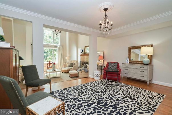 Chandelier, Interior, Living room, Wood Texture Flooring