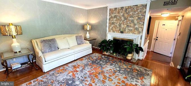 Fireplace, Interior, Stone Walls, Wood Texture Flooring
