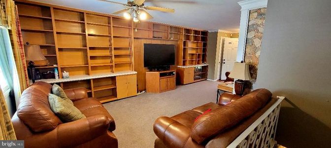 Interior, Living room, Stone Walls
