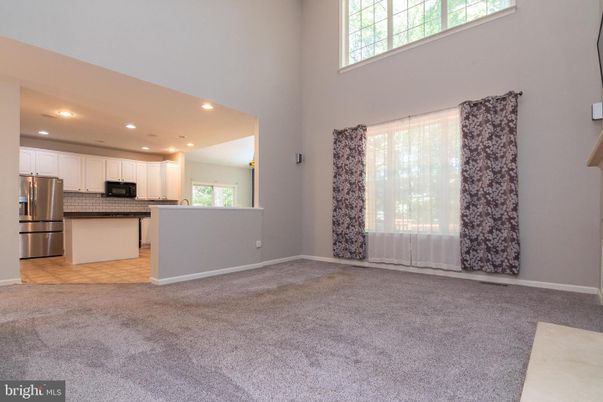 Empty room, Interior, Kitchen, Recessed Lighting, Stainless Steel Appliances