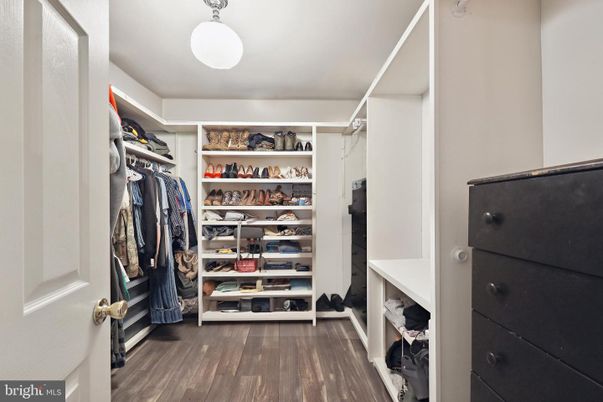 Interior, Walk-in Closets, Wood Texture Flooring