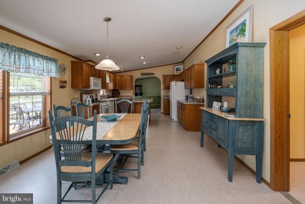 Dining room, Interior, Kitchen, Pendant Lights, Recessed Lighting