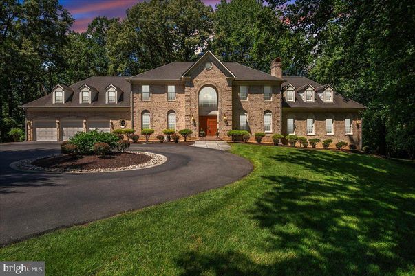 Attached, Backyard, Exterior, Facade, Brick Facade, French Provincial