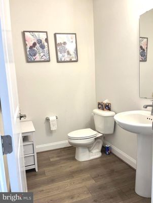 Bathroom, Interior, Wood Texture Flooring