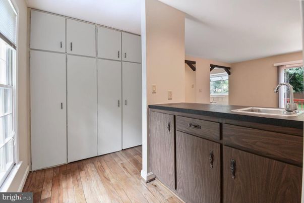 Interior, Kitchen, Wood Texture Flooring