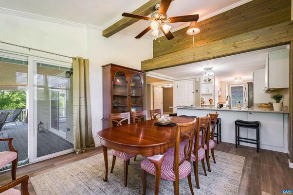 Dining room, Interior, Kitchen, Wooden Beams, Wooden Ceilings, Wood Texture Flooring