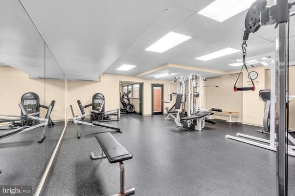 Fitness Equipment, Gym, Interior, Recessed Lighting