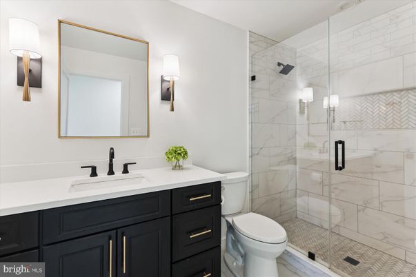 Bathroom, Glass Shower, Interior, Marble, Marble Walls
