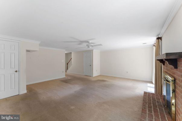 Empty room, Fireplace, Interior, Stone Walls
