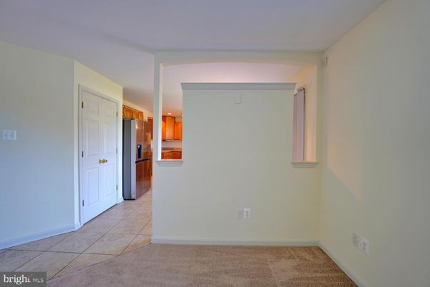 Empty room, Interior, Kitchen, Recessed Lighting