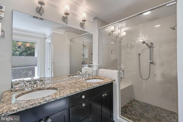 Bathroom, Dual Sink Vanities, Glass Shower, Interior