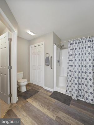 Bathroom, Interior, Wood Texture Flooring