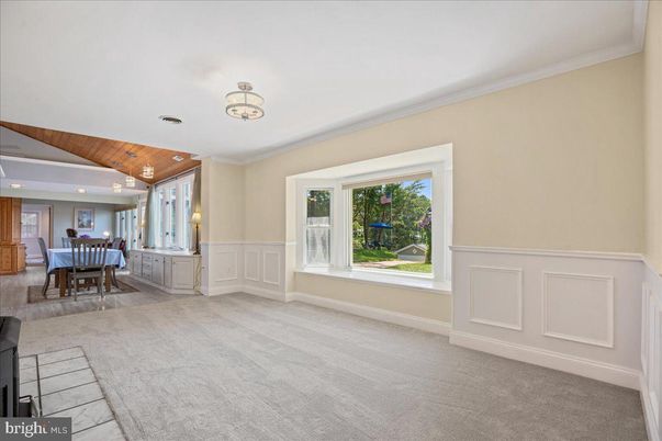 Dining room, Interior, Recessed Lighting, Wooden Ceilings