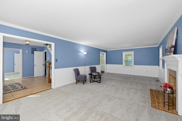 Empty room, Fireplace, Interior