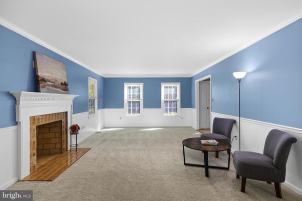 Empty room, Fireplace, Interior