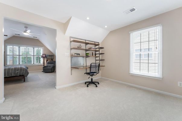 Home Office, Interior, Recessed Lighting