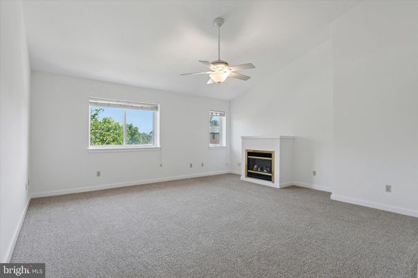Empty room, Fireplace, Interior