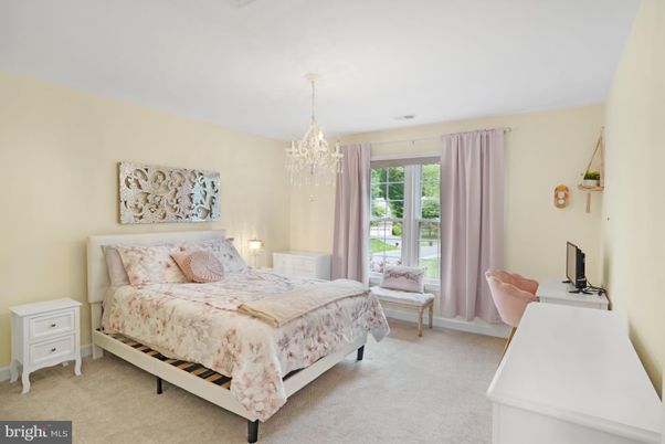 Bedroom, Chandelier, Interior