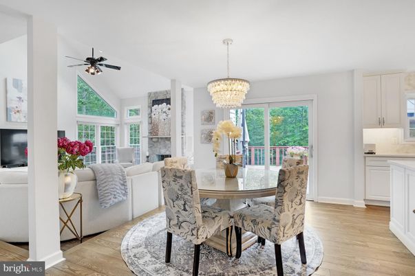 Chandelier, Dining room, Fireplace, Interior, Living room, Wood Texture Flooring