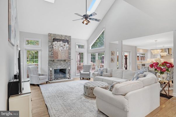 Chandelier, Fireplace, Interior, Living room, Wood Texture Flooring