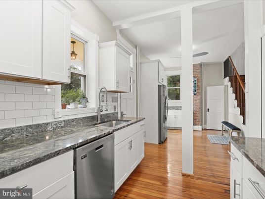 Interior, Kitchen, Wood Texture Flooring
