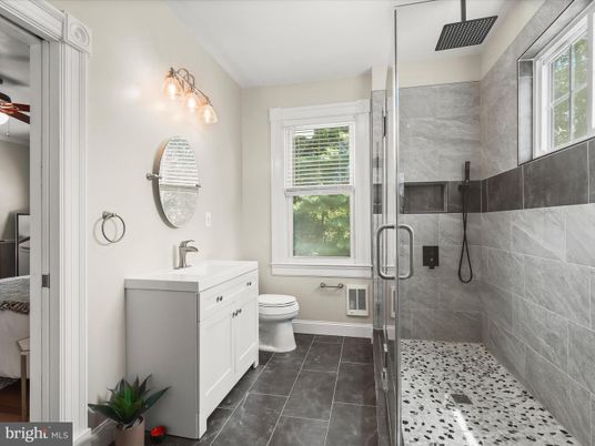 Bathroom, Glass Shower, Interior
