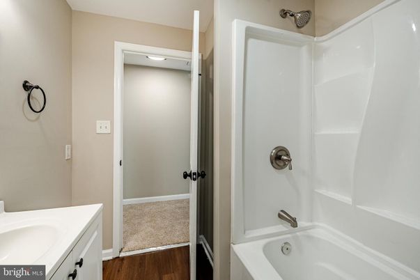 Bathroom, Interior, Wood Texture Flooring
