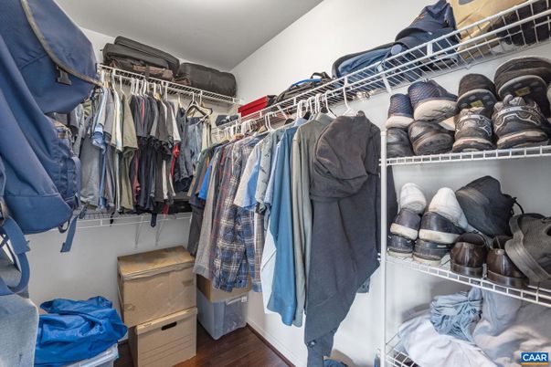 Interior, Walk-in Closets, Wood Texture Flooring