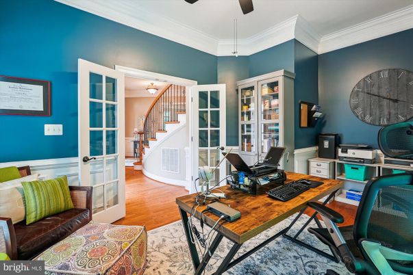 Home Office, Interior, Wood Texture Flooring