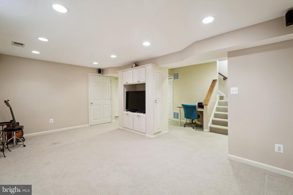 Home Office, Interior, Recessed Lighting