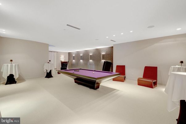 Billiard Table, Game Room, Interior, Pendant Lights, Recessed Lighting