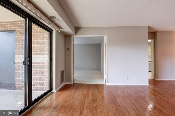Empty room, Interior, Stone Walls, Wood Texture Flooring